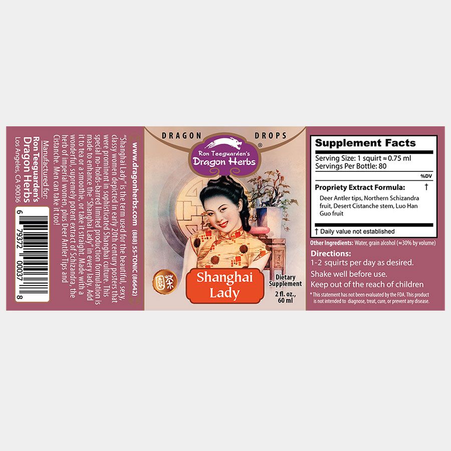 Dragon Herbs Shanghai Lady Drops 2 oz