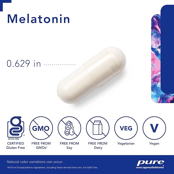 Pure Encapsulations Melatonin 20 mg -60ct