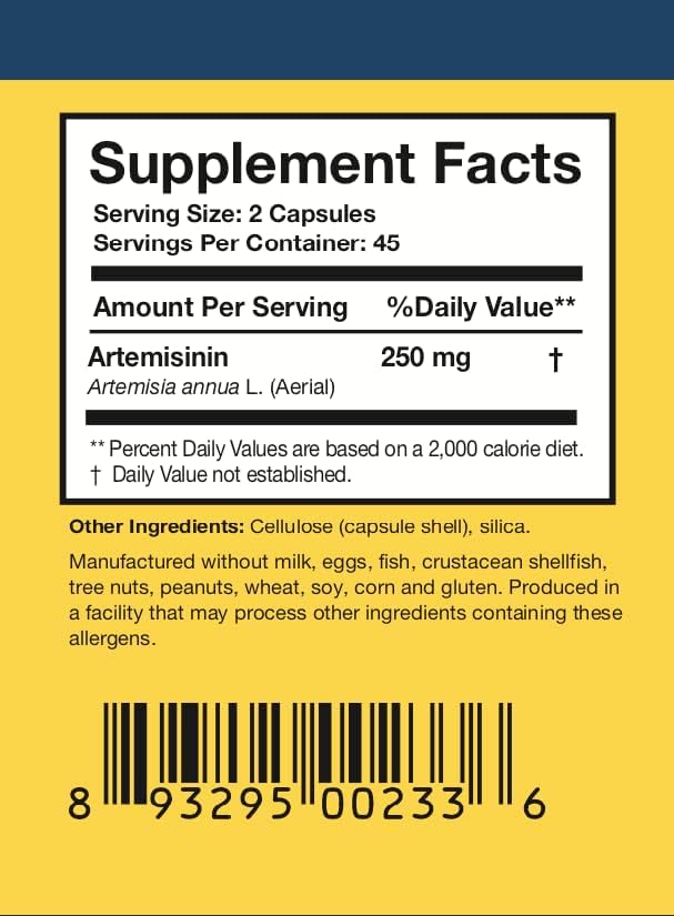 Researched Nutritionals Artemisinin Solo 90ct