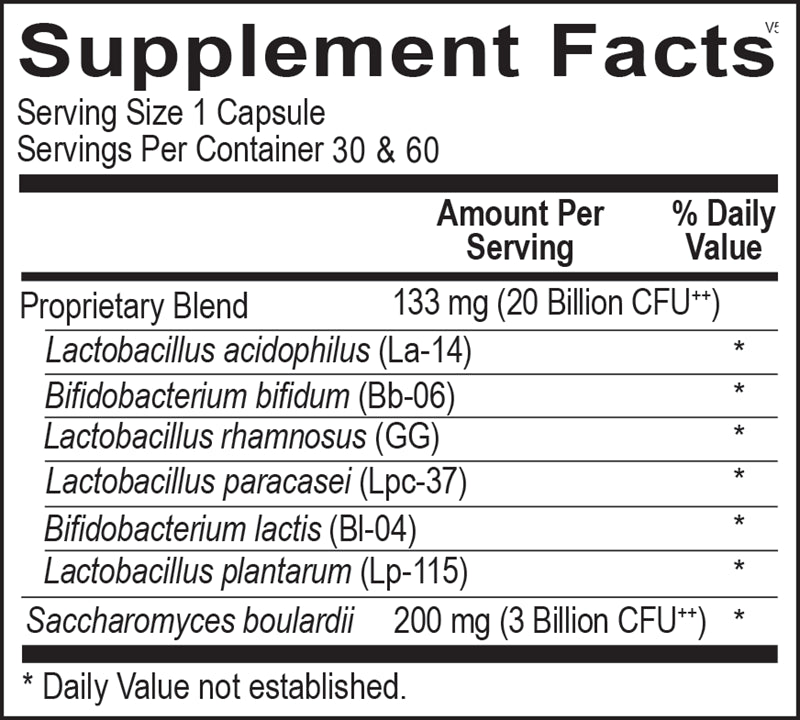 Dr John's Favorites Bio-Flora Capsules 60ct