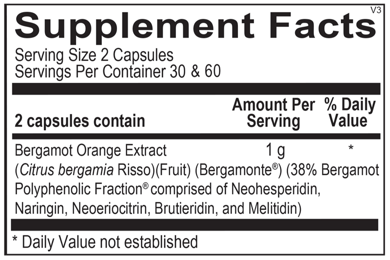 Ortho Molecular Bergamot BPF - 60ct