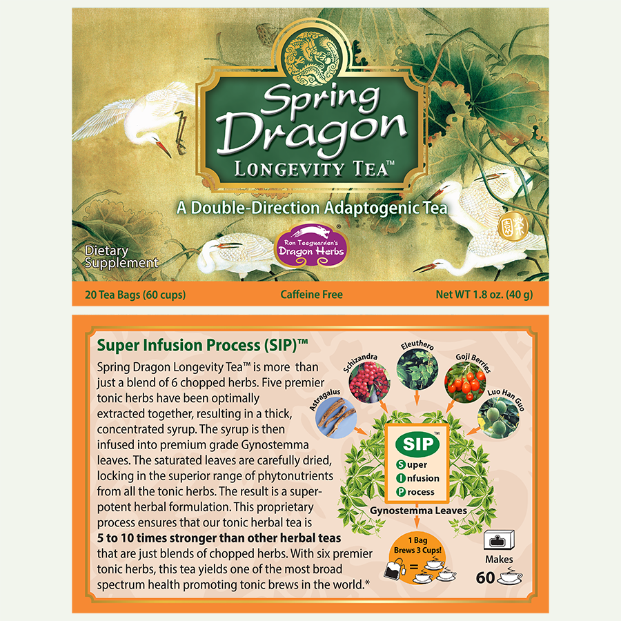 Dragon Herbs Spring Dragon Longevity Tea 20 bags