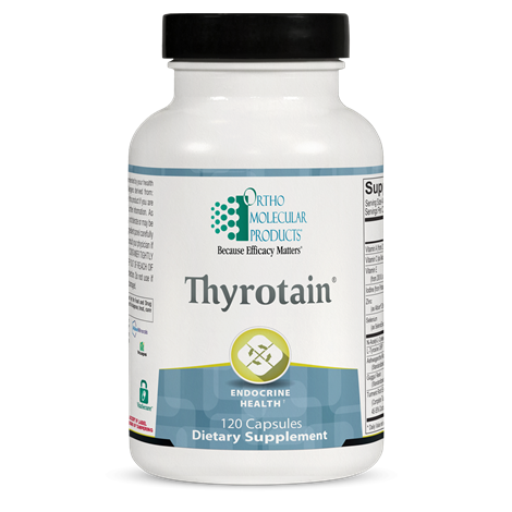 Ortho Molecular Thyrotain - 120ct
