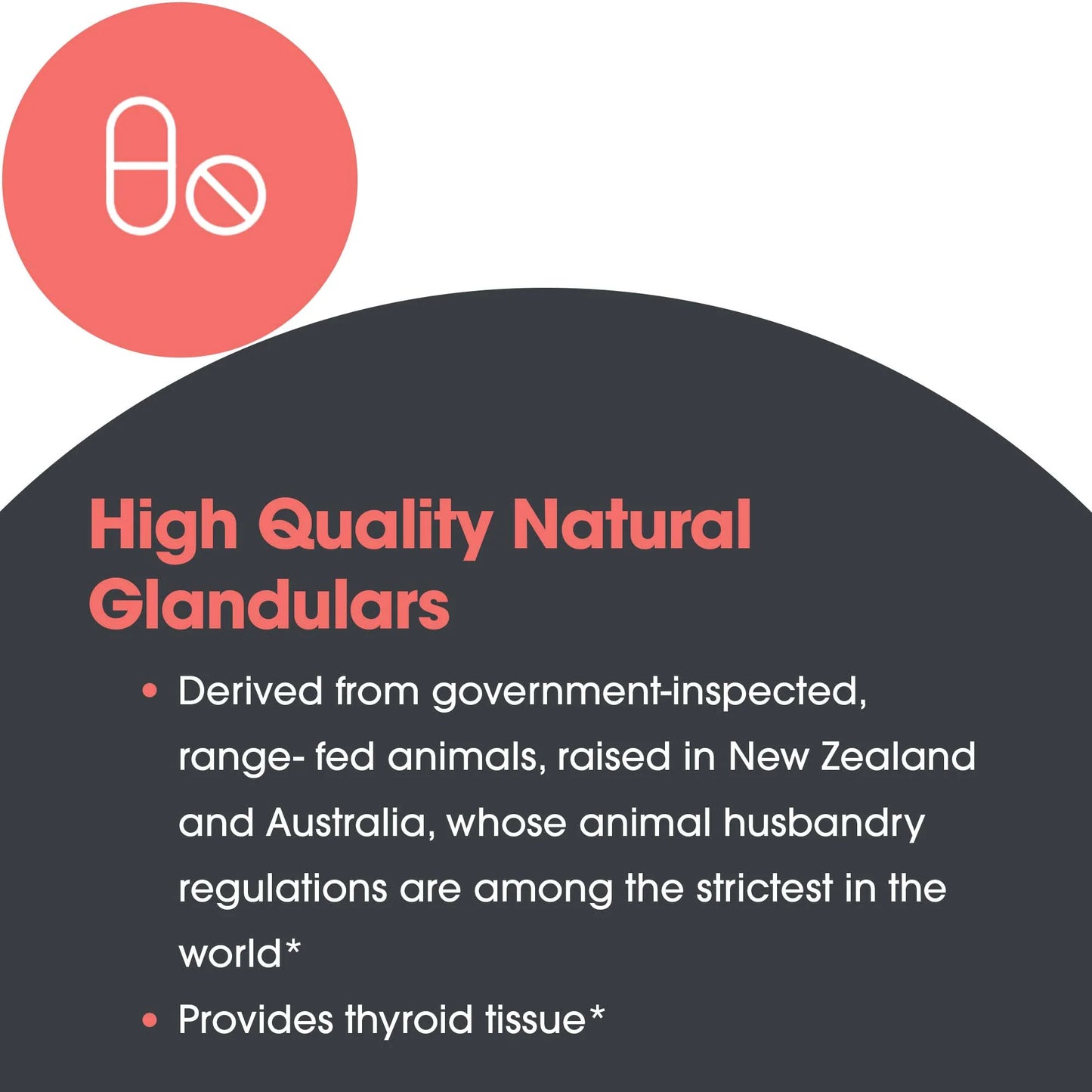 Allergy Research Group Thyroid Natural Glandular -100ct