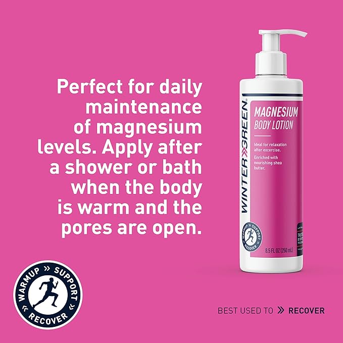 Wintergreen Magnesium Lotion, 8.5 Fl Oz