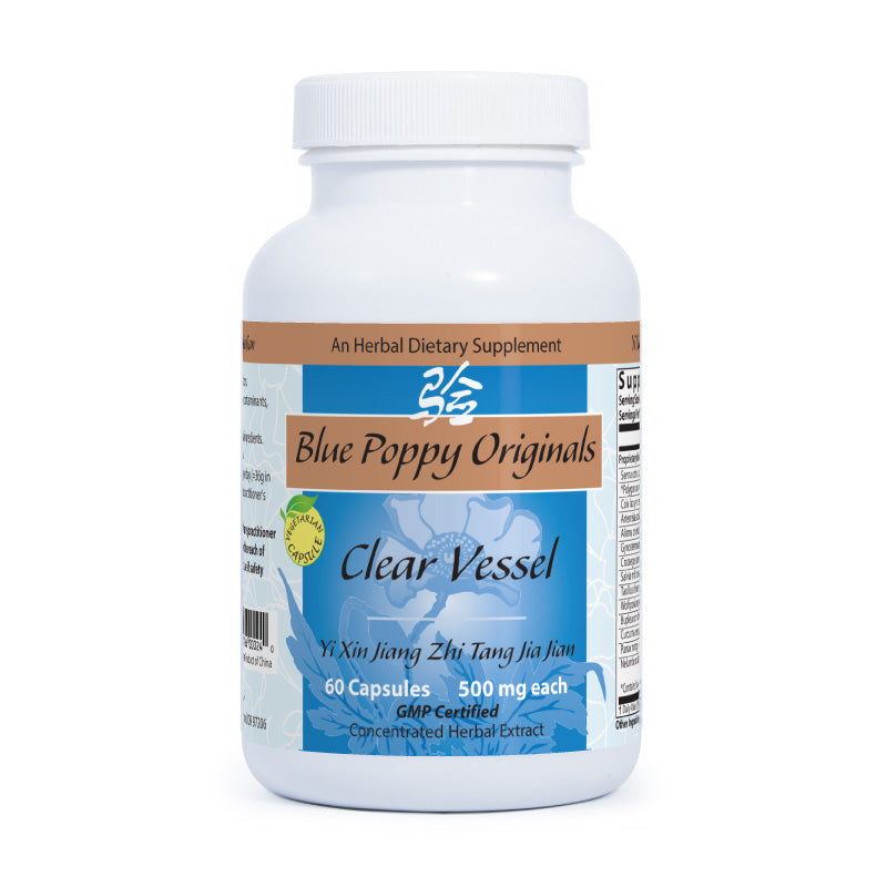 Blue Poppy Herbs Clear Vessel 60ct