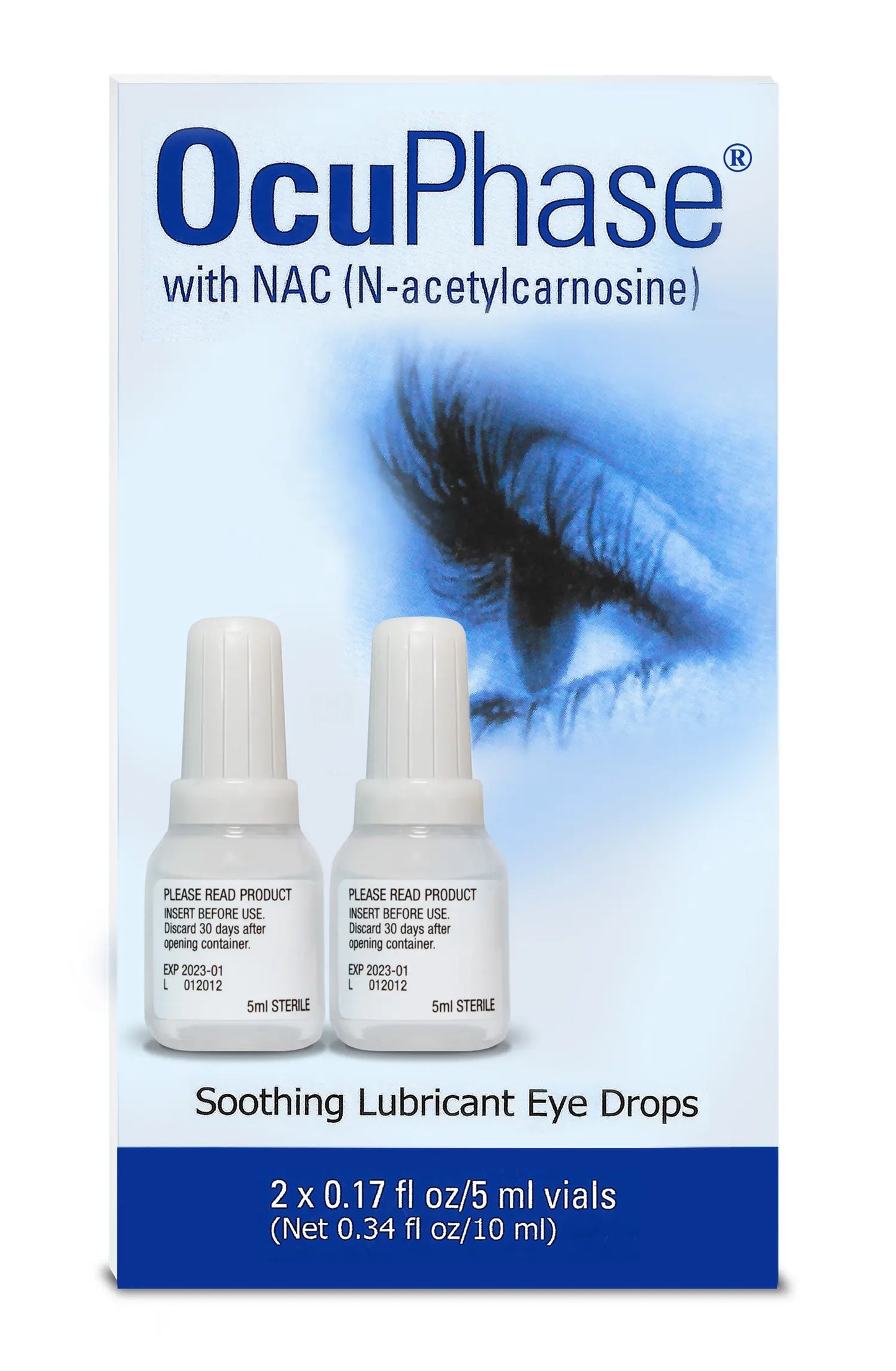 OcuPhase Eye Drops, Two 5mL Vials