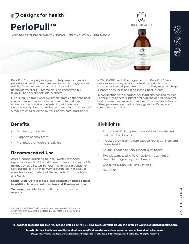 Designs for Health PerioPull™ Mint