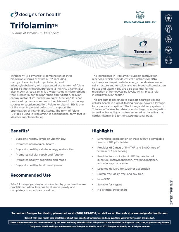 Designs for Health Trifolamin -60ct