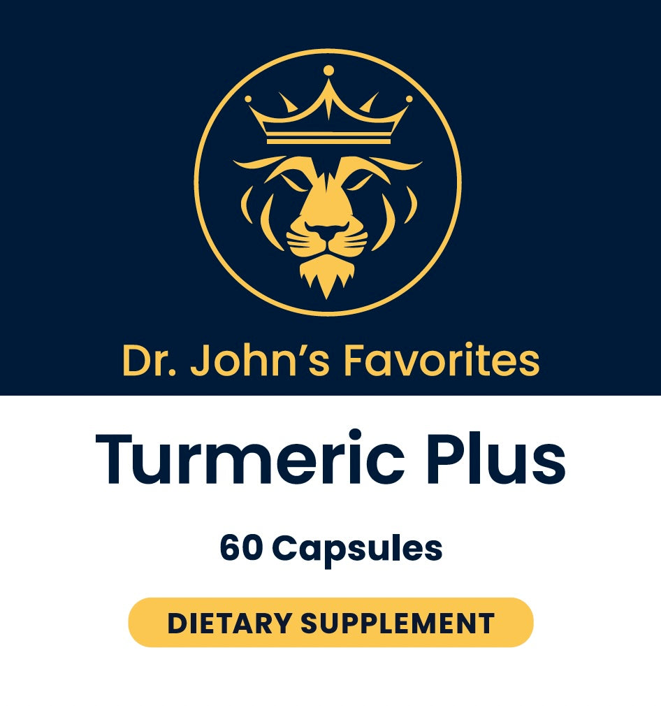 Dr John's Favorites Turmeric+ 60ct