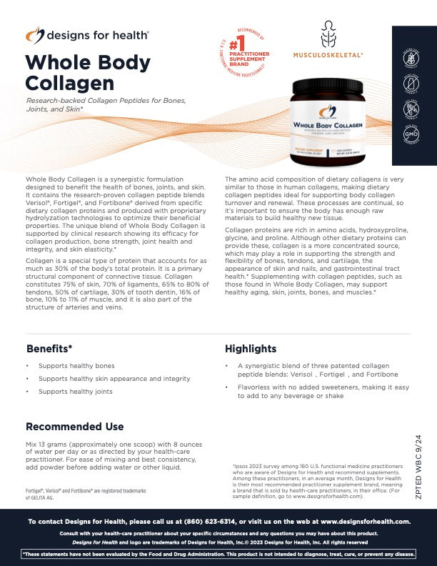 Designs for Health Whole Body Collagen®