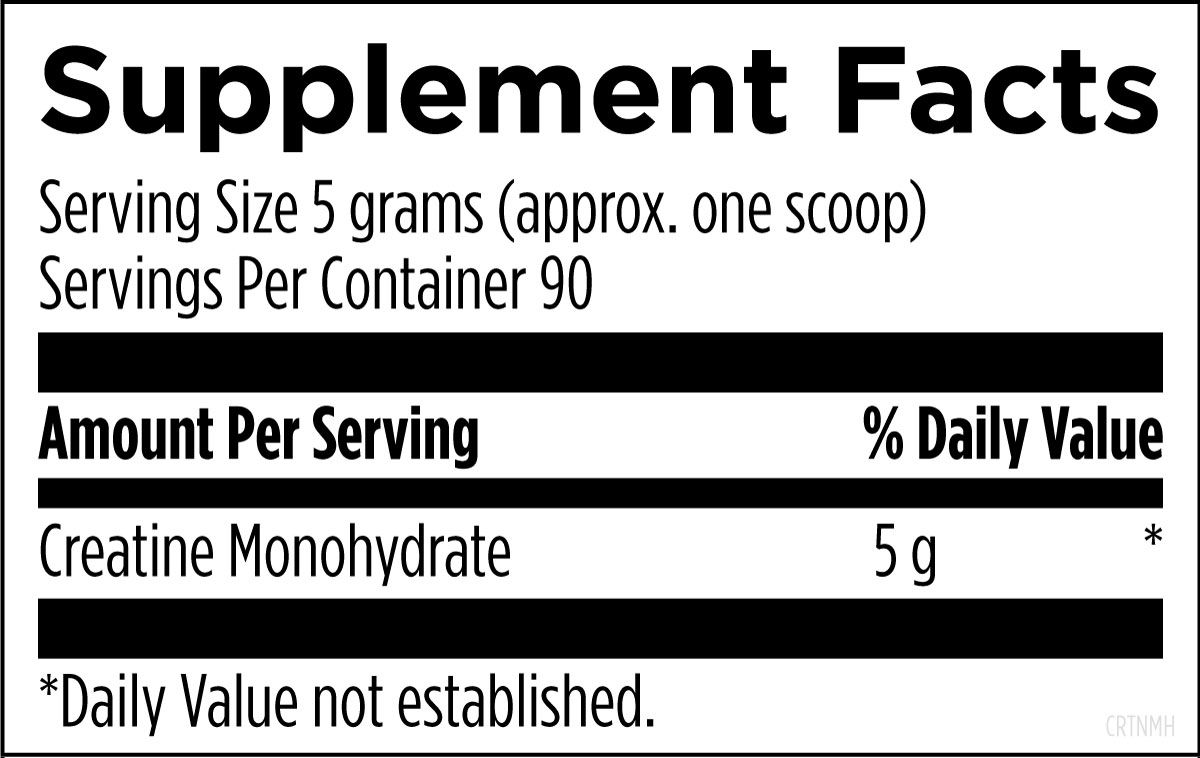 Designs for Health Creatine Monohydrate Powder