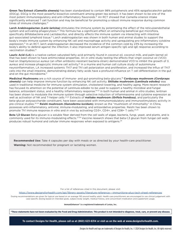 Designs for Health Immunitone Plus™