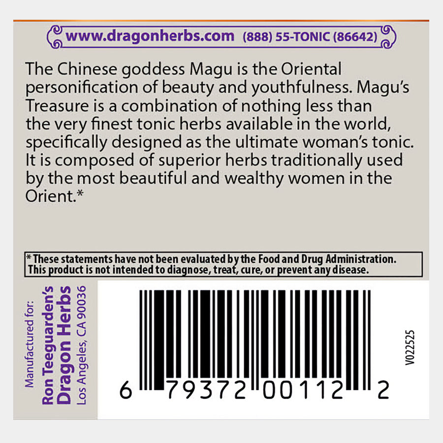 Dragon Herbs Magu's Treasure 100 Caps