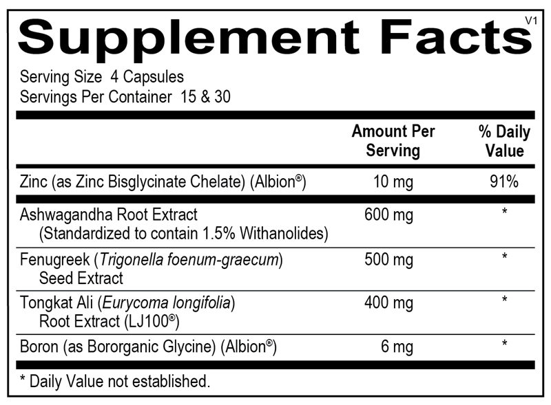 Ortho Molecular Testosterone Support Complex - 120ct
