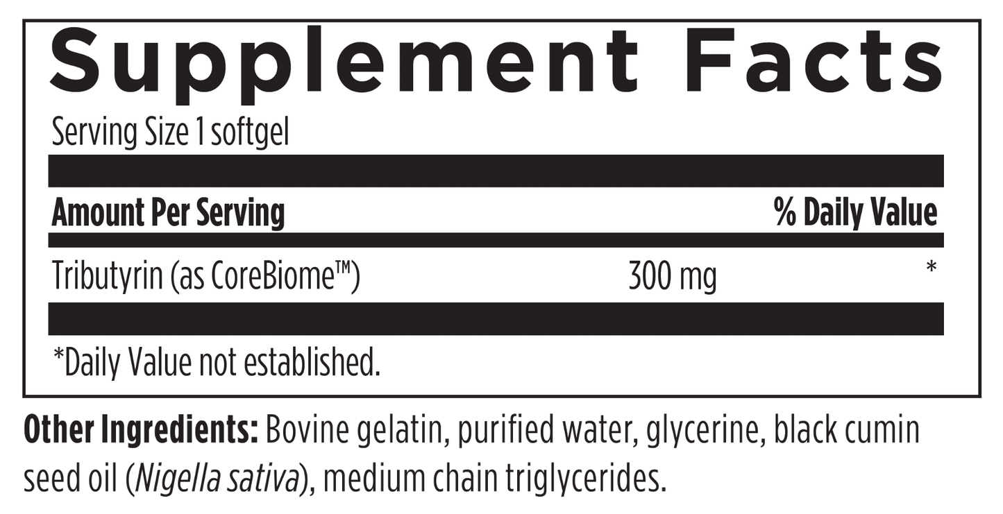 Designs for Health Tri-Butyrin Supreme - 60 ct