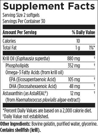 Designs for Health XanthOmega™ Krill Oil -60 ct