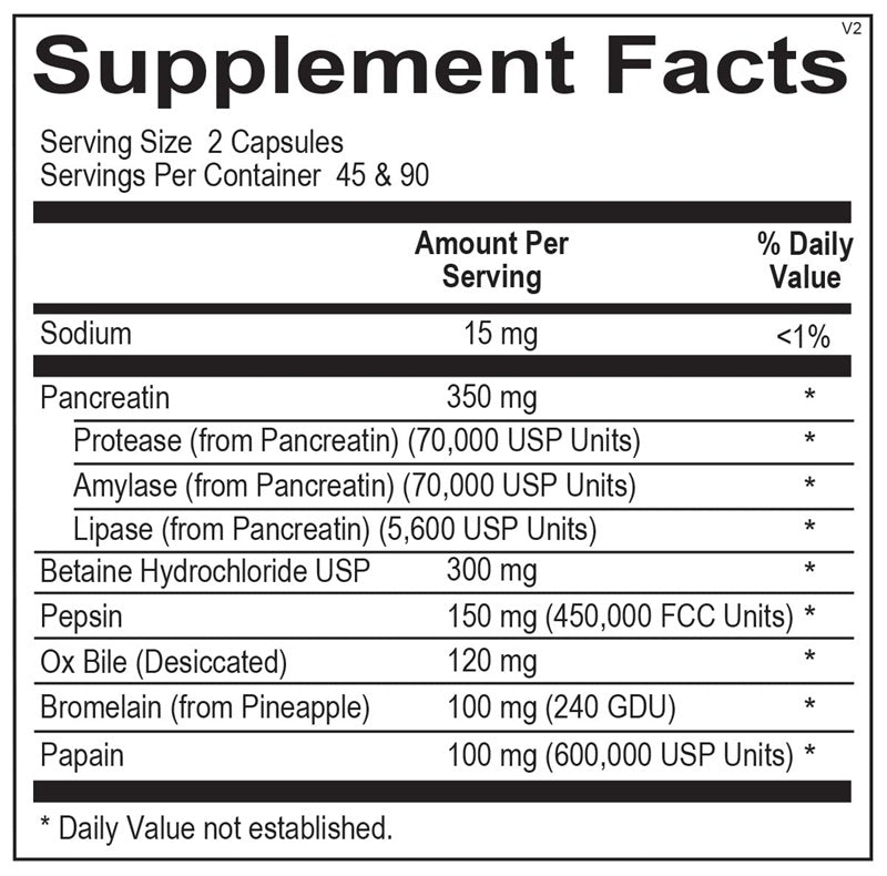 Ortho Molecular Ortho Digestzyme - 90ct