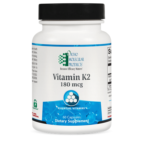 Ortho Molecular Vitamin K2 180mcg - 60ct