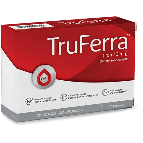 Ortho Molecular TruFerra Blister Pack - 30ct