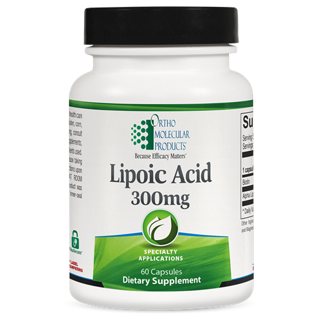 Ortho Molecular Lipoic Acid 300mg - 60ct