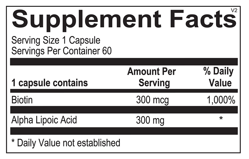 Ortho Molecular Lipoic Acid 300mg - 60ct