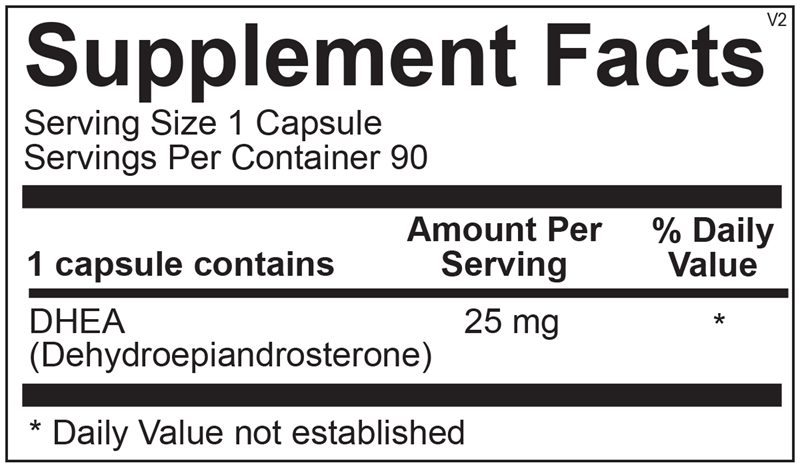 Ortho Molecular DHEA 25mg -90ct