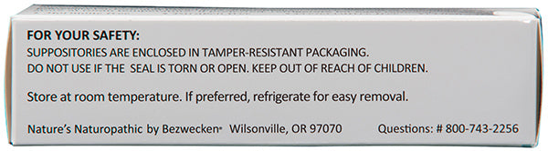 Bezwecken ReNewed Vaginal Suppositories 15ct