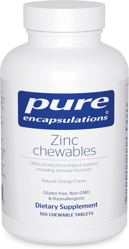 Pure Encapsulations Zinc Chewables 100ct