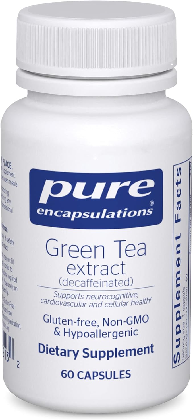Pure Encapsulations Green Tea Extract (decaffeinated) 60ct
