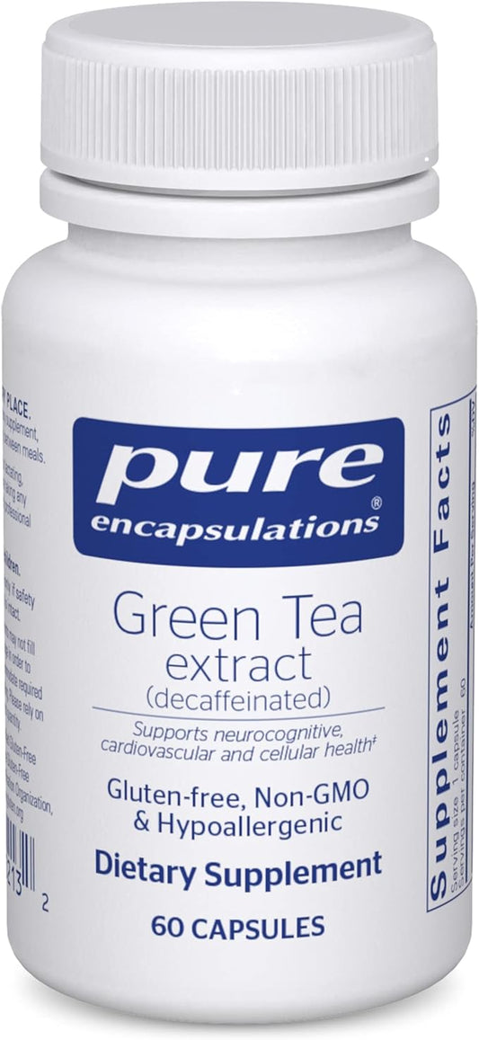 Pure Encapsulations Green Tea Extract (decaffeinated) 60ct