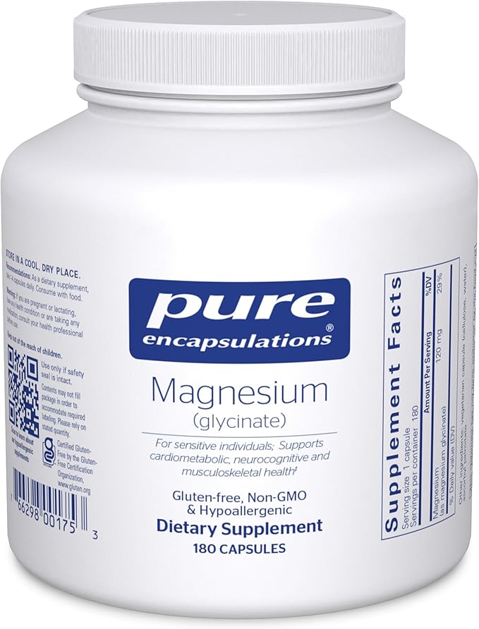 Pure Encapsulations Magnesium (Glycinate) 180ct