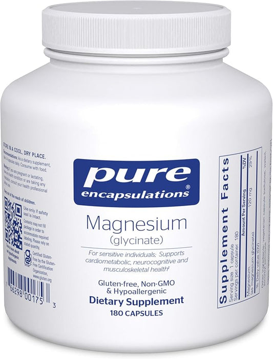 Pure Encapsulations Magnesium (Glycinate) 180ct