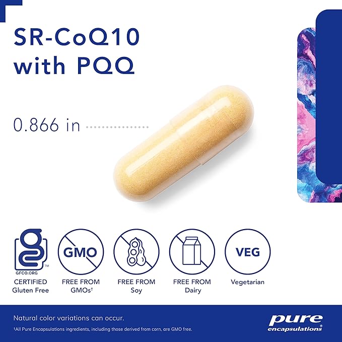 Pure Encapsulations SR-CoQ10 with PQQ 60ct