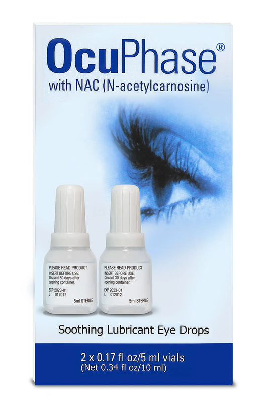 OcuPhase Eye Drops, Two 5mL Vials