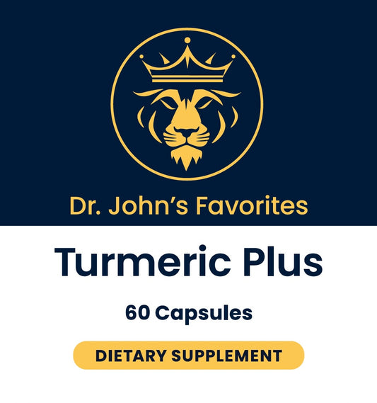 Dr John's Favorites Turmeric+ 60ct