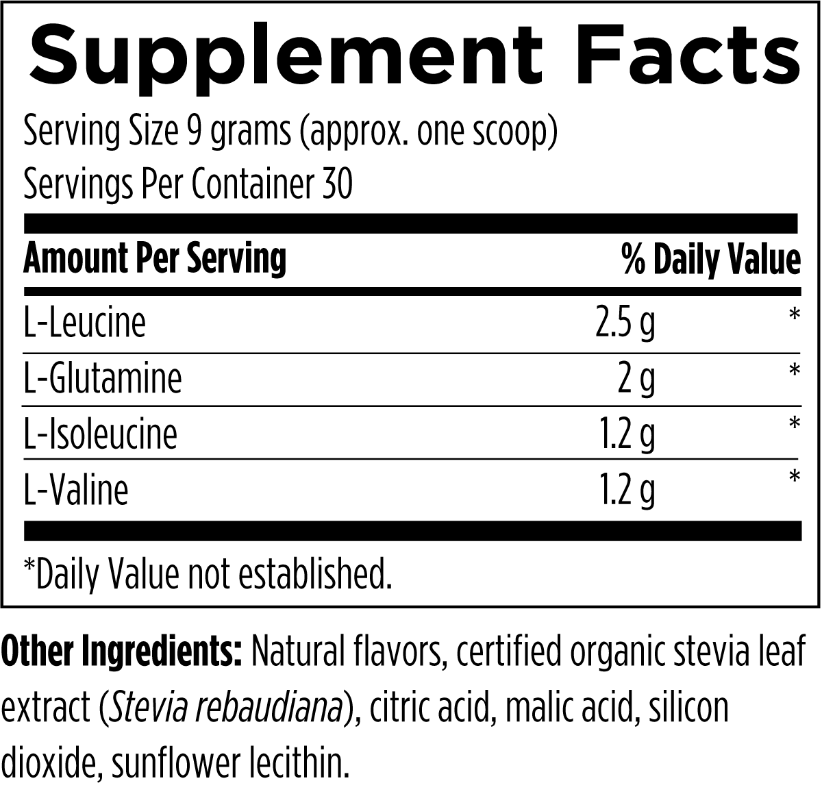 Designs for Health BCAA Powder