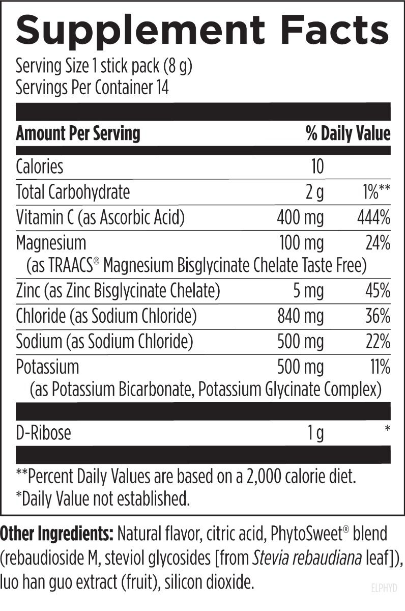 Designs for Health ElectroPure Hydration™