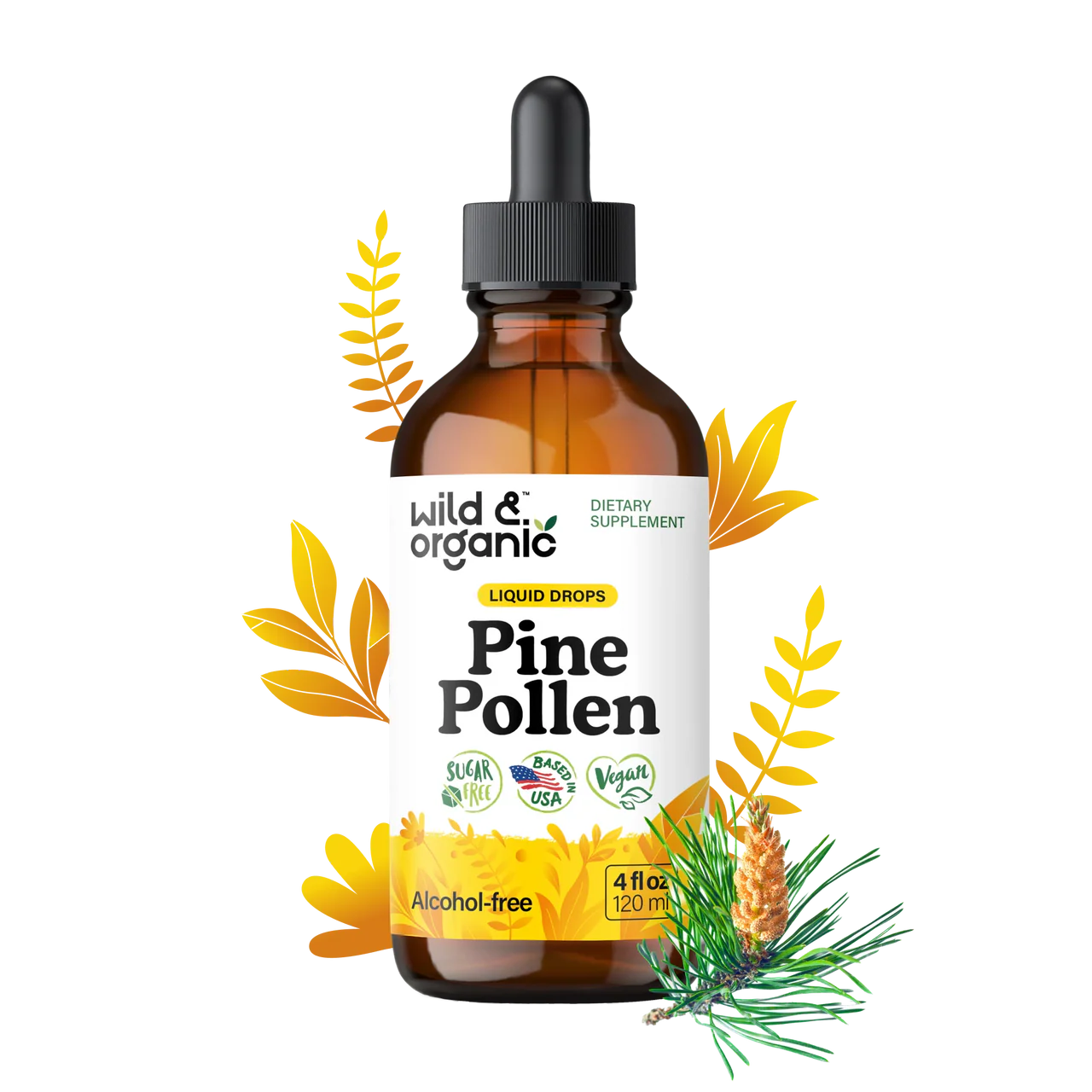 Wild & Organic Pine Pollen 4 oz