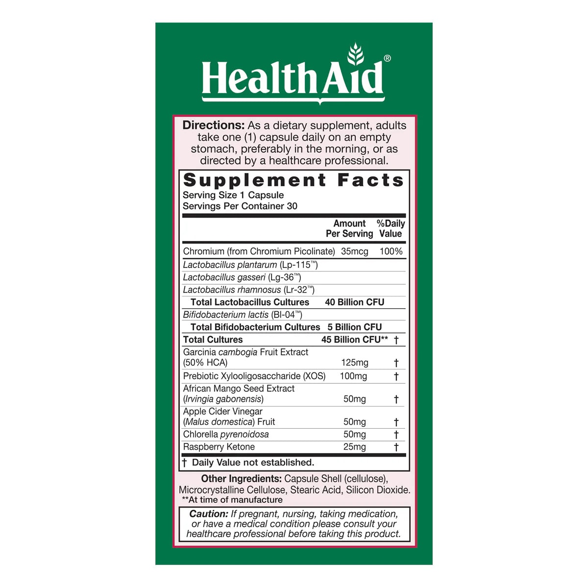 HealthAid SlimProbio 30 Caps