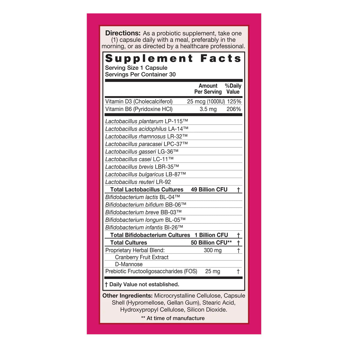 HealthAid UriProbio™ 30 Caps