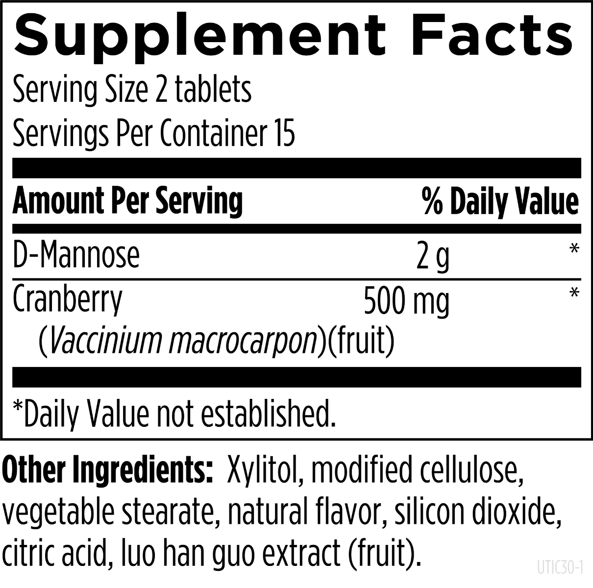 Designs for Health UT Intensive™ Chewables - 30ct